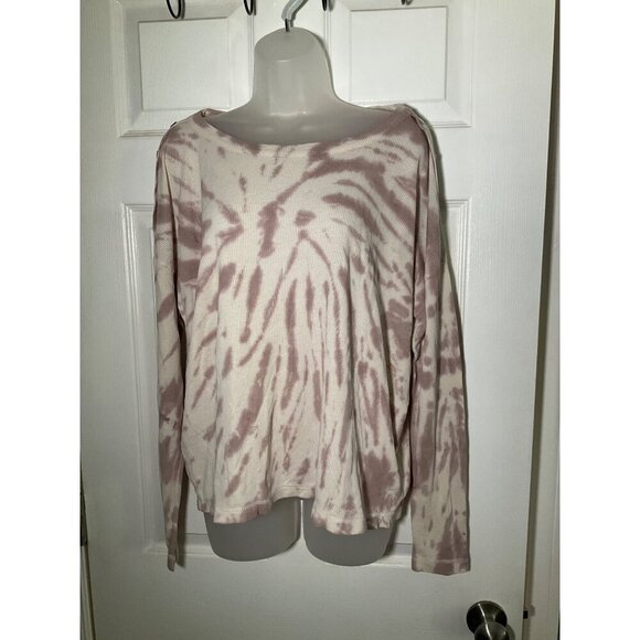 Chaser Heritage Waffle Long Sleeve Snap Drop Shoulder Tee Size S 60% Cotton 40% - Picture 11 of 11